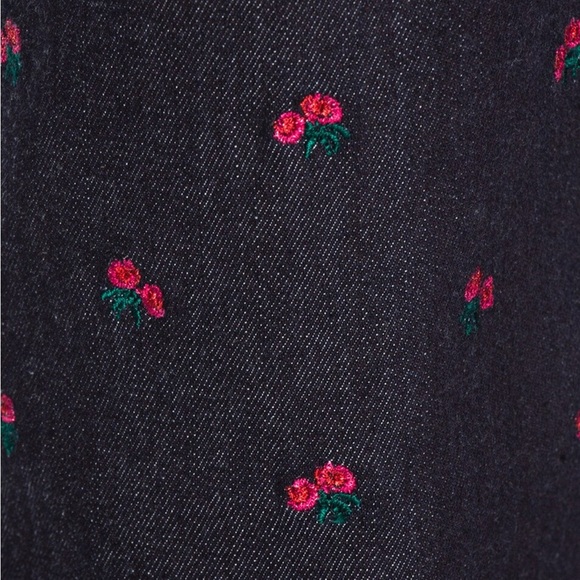 Miaou Rose Embroidered Jeans Size 23 - Picture 8 of 8